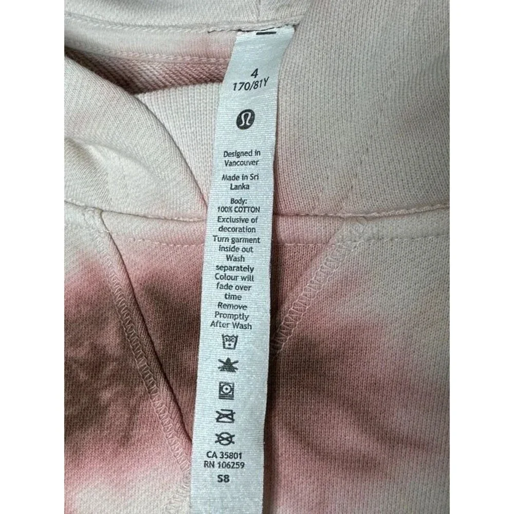 Lululemon all yours Pink Brown hoodie 4